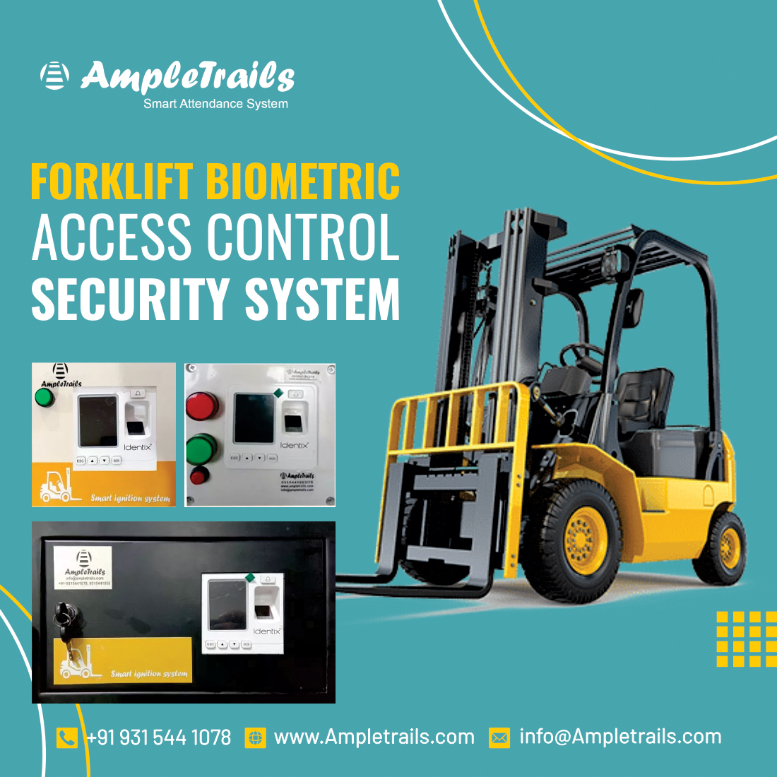 Forklift access Control device