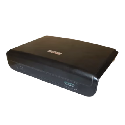 VISIONPRO412 Digital PBX with 4 Trunks and 12 Analog Extensions Parameters Specifications Type of Switching PCM/TDM, Digital Switching, 100% Non-blocking Processor 16-bit DSP Signaling Loop Start Dialing DTMF and Pulse (10/20PPS) Off-Hook AC Impedance 600/900/Complex Off-Hook Current 39mA Max. Loop Limit 1800Ω Max (Excluding Telephone) On-Hook Voltage (Tip/Ring) -48V nominal DTMF detection ITU-T Q.24 Return Loss >18dB Longitudinal Balance >50dB Transmission Level Adjust Tx Gain: -12dB to +6dB, Rx Gain: -12dB to +6dB Ringing Trapezoidal 50VRMS/25Hz and Sinusoidal 52VRMS/25Hz REN 3 CLI Presentation DTMF, FSK ITU-T V.23 and FSK Bellcore 202 Protection Over Voltage Secondary Protection Physical Connector 2.54mm Push Type connector CO (Central Office)/Two-Wire Trunk (TWT) Signaling Loop Start Loop Limit 1200Ω Off-Hook AC Impedance 600/900/Complex Pulse Dialling 10/20 PPS DTMF Dialling and Reception ITU-T Q.23 and Q.24 Return Loss >18dB Longitudinal Balance >50dB Transmission Level Adjust Tx Gain: -15dB to +10dB. Rx Gain: -15dB to + 10dB CLI Reception DTMF, FSK ITU-T V.23 and FSK Bellcore 202 Call Maturity Delay and Polarity Reversal Protection Over Voltage and Over Current Secondary Protection Physical Connector Over Voltage Secondary Protection Physical Connector 2.54mm Push Type connector Input External Adapter 12V@2A for VISIONPRO 206, 308, 412 Dimensions (WxHxD) 23.1×16.25×5.5cm (10.5″x11.2″x3.1″) Unit Weight 0.65 kg (1.43lbs) Shipping Weight 3.5 kg (7.7lbs) Installation Wall Mount Operating Temperature 0°C to 45 °C (+32°F to +122°F) Operating Humidity 95% RH, Non-Condensing