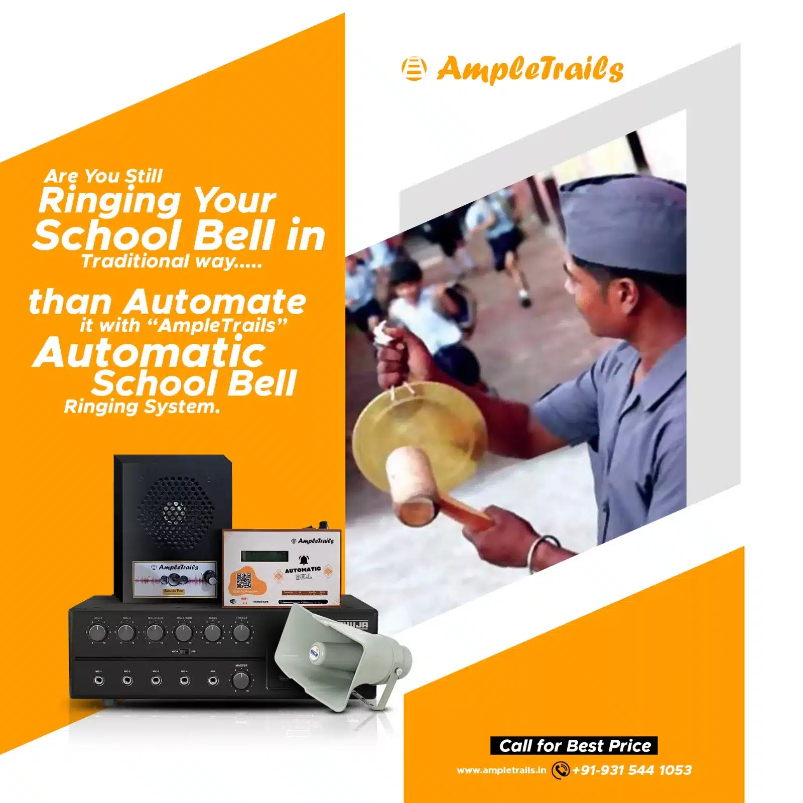 Automatic School Bells Manufacturers Suppliers in India