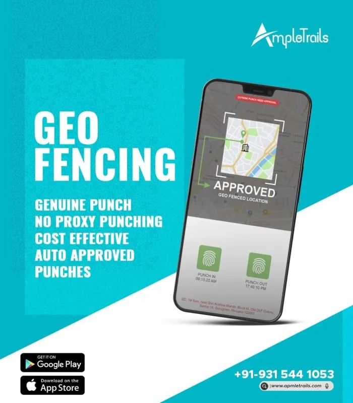 Mobile Attendance App with Geo-Fencing — site-specific clock-in for field staff