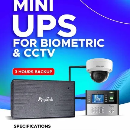 Mini UPS for Biometric Attendance Machine