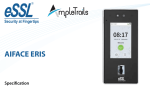 eSSL AIFACE ERIS Face Recognition Attendance System - Image 3