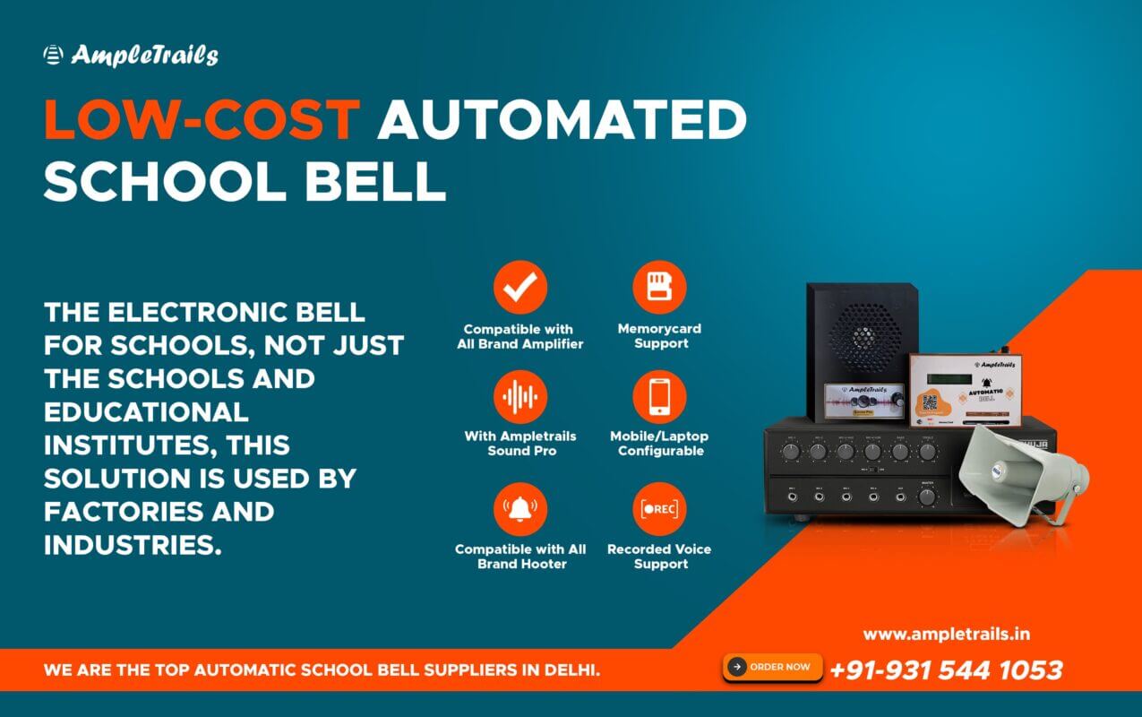 Automatic School Bell System with Audio Announcement
