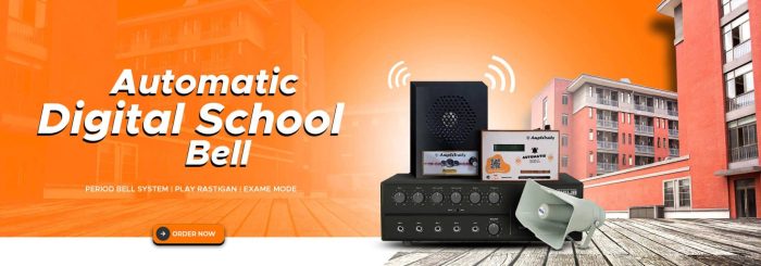 Automatic Timing BellVoice announcement system in Hindi
