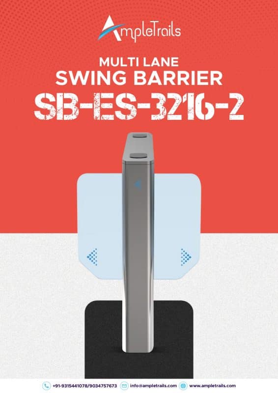Swing Barrier Gates eSSL SG-ES-3216 Supplier High Speed Swing Barrier