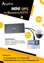 AmpleTrails UPS for Biometric Machines