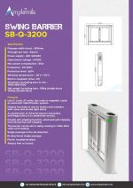 SWING BARRIER SB-Q-3200