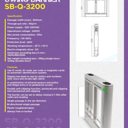 SWING BARRIER SB-Q-3200