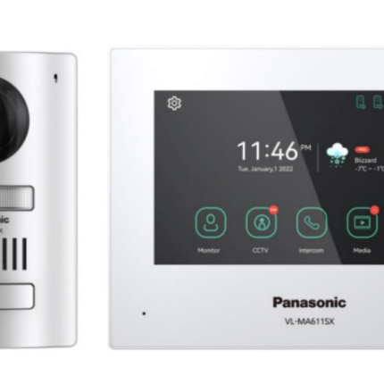 Panasonic VL-SA611SX video doorbell with 7 inch touchscreen
