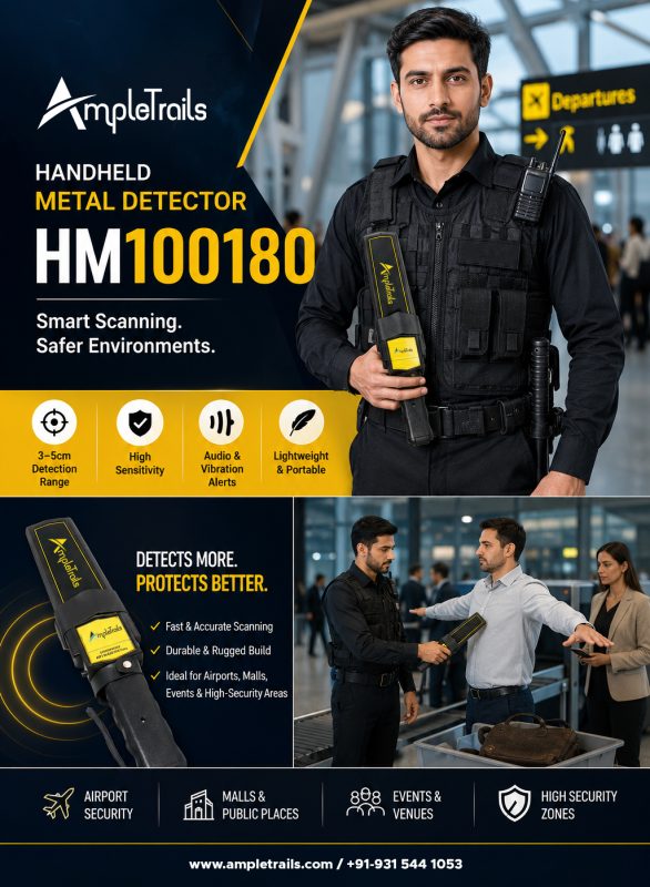 Hand Held Metal Detector HM100180